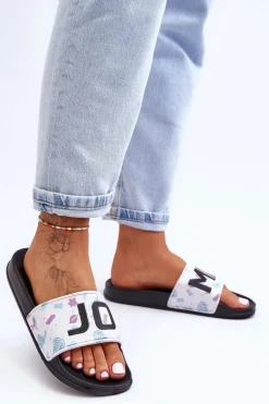 Klasyczne Damskie Klapki Czarne Jomix