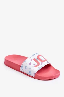 Klasyczne Damskie Klapki Różowe Jomix