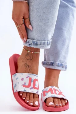 Klasyczne Damskie Klapki Różowe Jomix