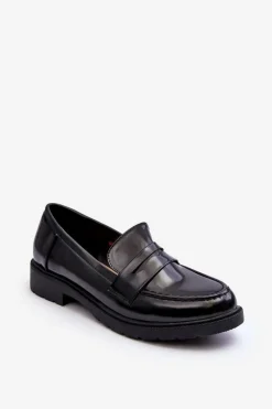 Klasyczne Damskie Mokasyny Czarne Faradays