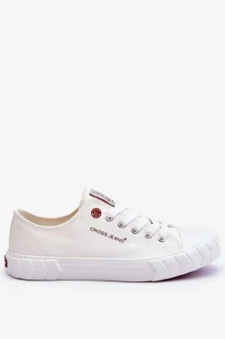 Klasyczne Damskie Trampki Cross Jeans LL2R4052 Białe