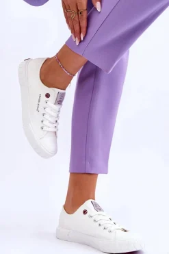 Klasyczne Damskie Trampki Cross Jeans LL2R4052 Białe