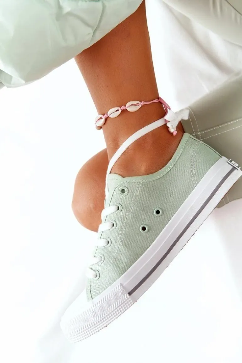 Klasyczne Damskie Trampki BIG STAR HH274112 Zielone