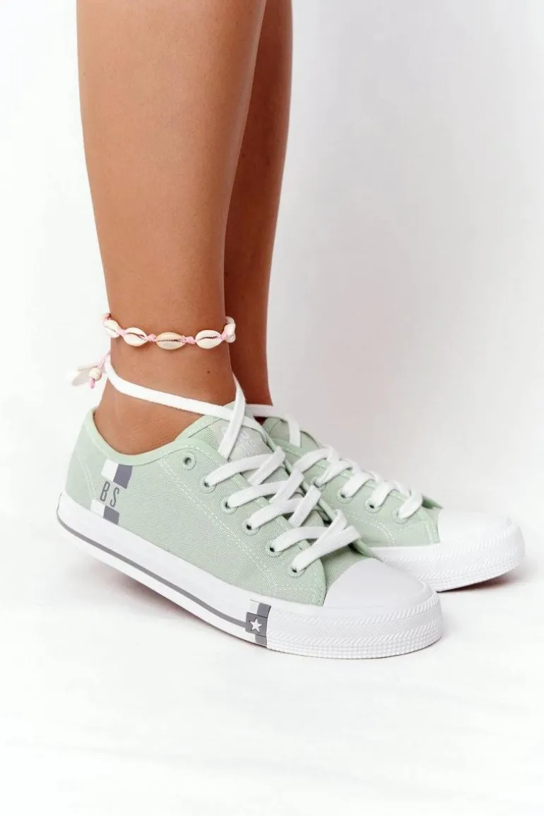 Klasyczne Damskie Trampki BIG STAR HH274112 Zielone