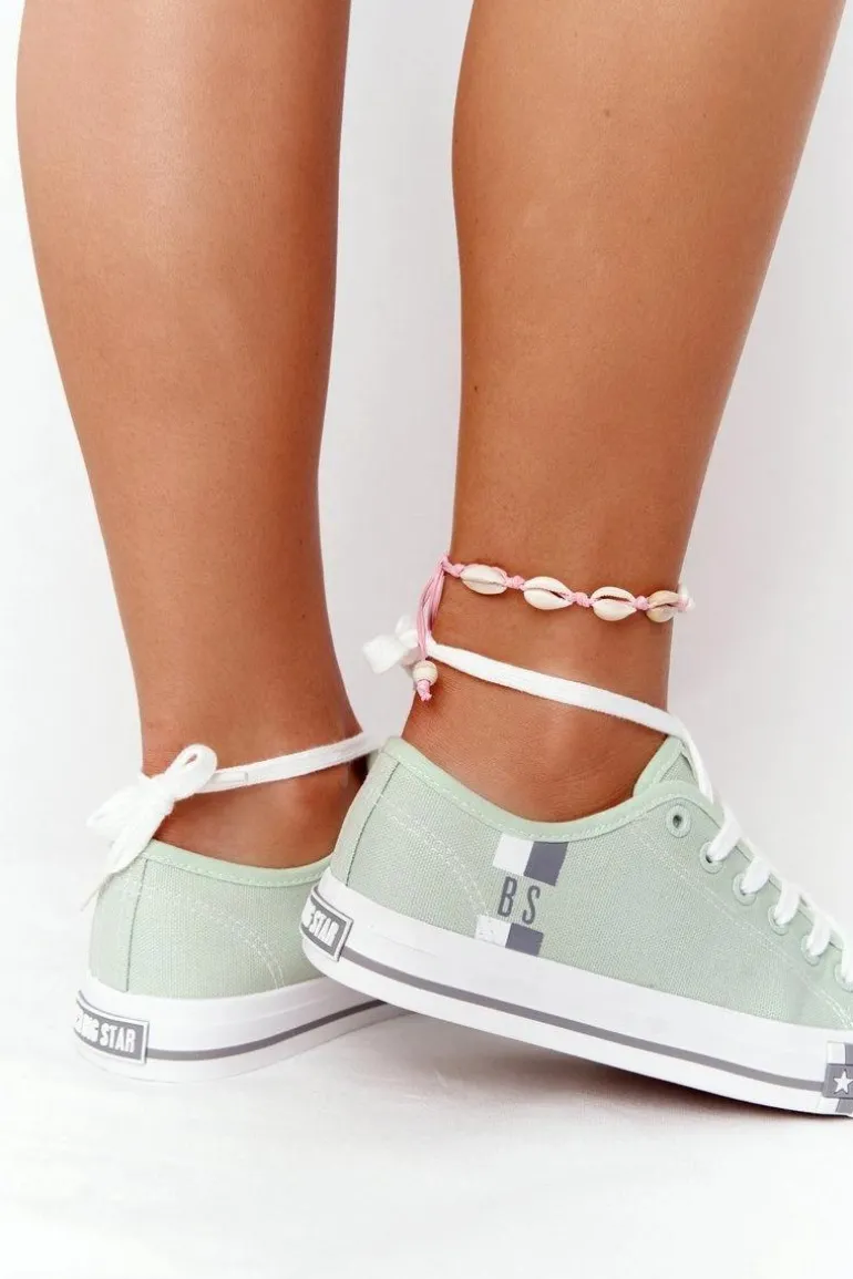 Klasyczne Damskie Trampki BIG STAR HH274112 Zielone