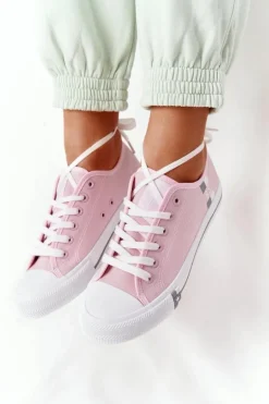 Klasyczne Damskie Trampki BIG STAR HH274110 Jasny Róż