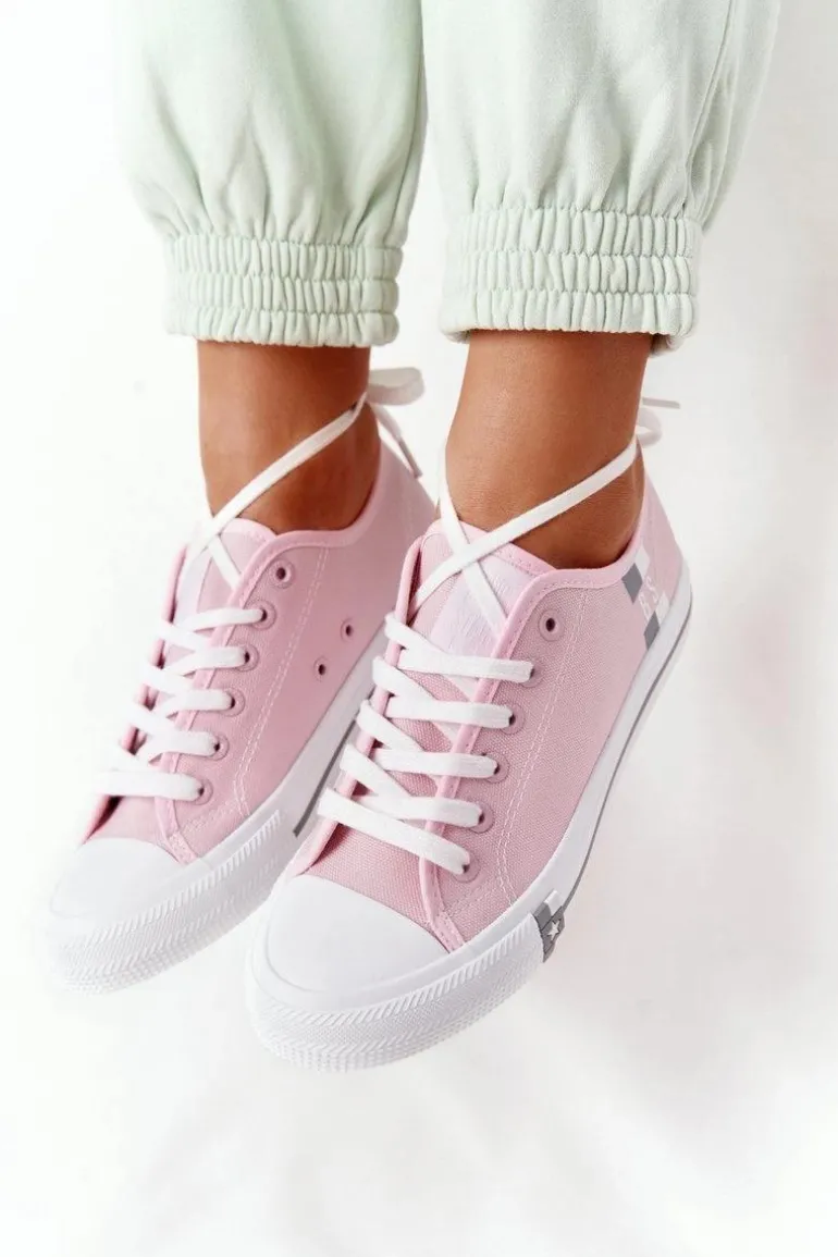 Klasyczne Damskie Trampki BIG STAR HH274110 Jasny Róż