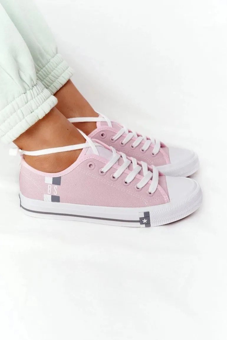 Klasyczne Damskie Trampki BIG STAR HH274110 Jasny Róż