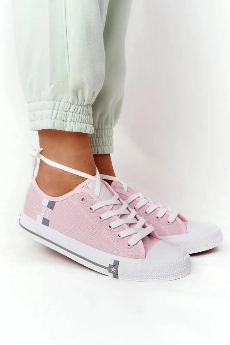 Klasyczne Damskie Trampki BIG STAR HH274110 Jasny Róż
