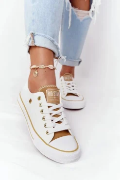 Klasyczne Damskie Trampki BIG STAR HH274458 Białe