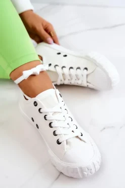 Klasyczne Damskie Trampki BIG STAR JJ274493 Białe