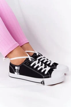 Klasyczne Damskie Trampki BIG STAR HH274108 Czarne