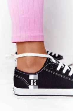 Klasyczne Damskie Trampki BIG STAR HH274108 Czarne