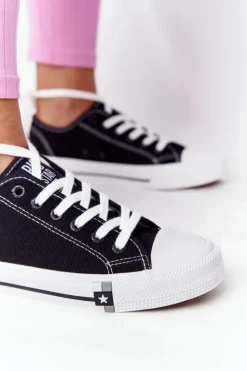 Klasyczne Damskie Trampki BIG STAR HH274108 Czarne