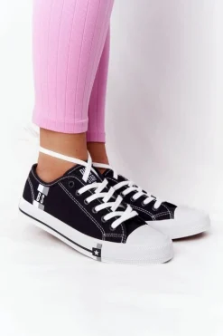 Klasyczne Damskie Trampki BIG STAR HH274108 Czarne