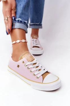 Klasyczne Damskie Trampki BIG STAR HH274455 Różowe