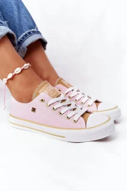 Klasyczne Damskie Trampki BIG STAR HH274455 Różowe