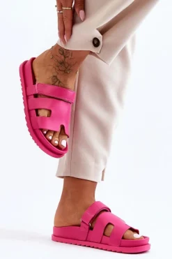 Klasyczne Klapki Damskie Fuksja Molie