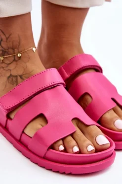 Klasyczne Klapki Damskie Fuksja Molie