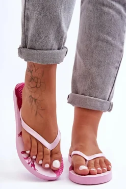 Klasyczne Klapki Japonki 4F 4FSS23FFLIF060-54S Różowe