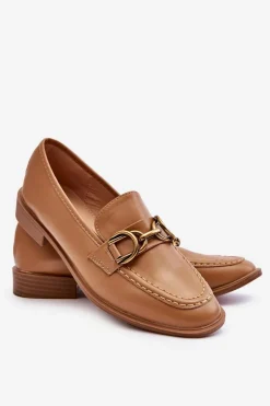 Klasyczne Mokasyny Damskie Brązowe Lorien
