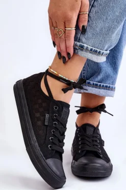 Klasyczne Niskie Trampki Big Star LL274072 Czarne