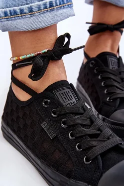 Klasyczne Niskie Trampki Big Star LL274072 Czarne