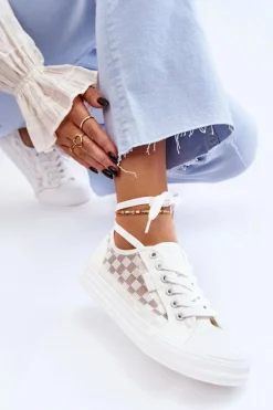 Klasyczne Niskie Trampki Big Star LL274071 Białe