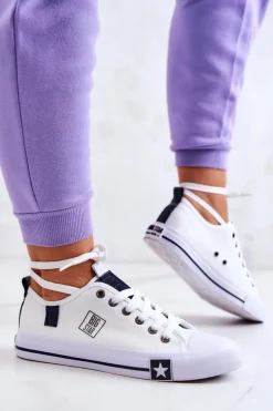 Klasyczne Niskie Trampki Big Star JJ274255 Białe
