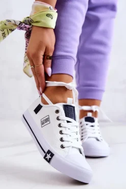 Klasyczne Niskie Trampki Big Star JJ274255 Białe