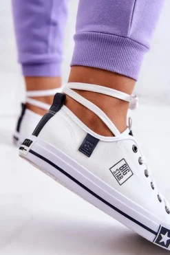 Klasyczne Niskie Trampki Big Star JJ274255 Białe