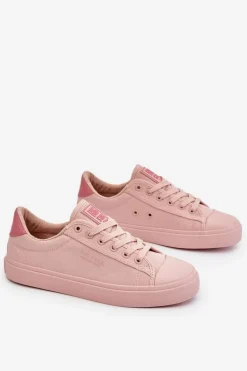 Klasyczne Niskie Trampki Big Star LL274095 Jasnoróżowe