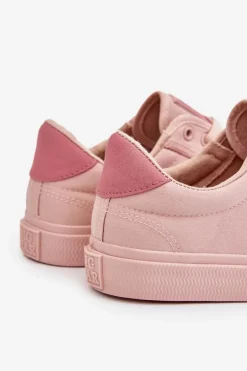 Klasyczne Niskie Trampki Big Star LL274095 Jasnoróżowe