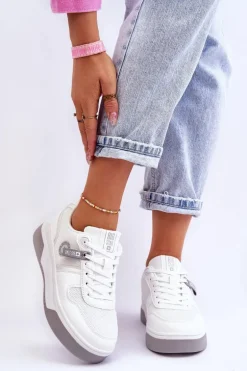 Klasyczne Sneakersy Memory Foam System Big Star LL274A024 Białe