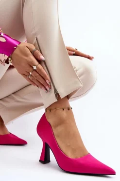 Klasyczne Szpilki W Szpic Fuksja Delimena