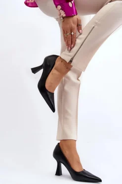 Klasyczne Szpilki W Szpic Czarne Delimena