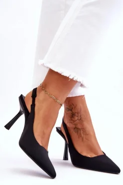 Klasyczne Szpilki W Szpic Czarne Whitley