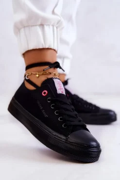 Klasyczne Trampki Cross Jeans JJ2R4019C Czarne