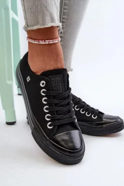 Klasyczne Trampki Damskie Big Star NN274284 Czarne