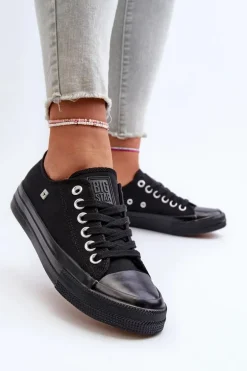 Klasyczne Trampki Damskie Big Star NN274284 Czarne