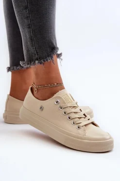 Klasyczne Trampki Damskie Big Star NN274286 Beżowe