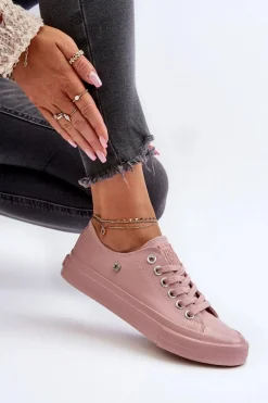 Klasyczne Trampki Damskie Big Star NN274291 Różowe