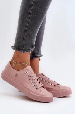 Klasyczne Trampki Damskie Big Star NN274291 Różowe