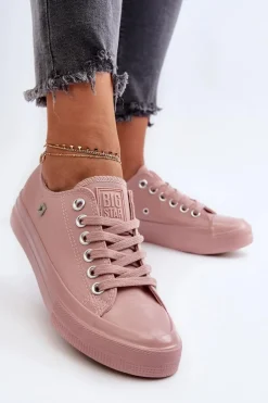 Klasyczne Trampki Damskie Big Star NN274291 Różowe