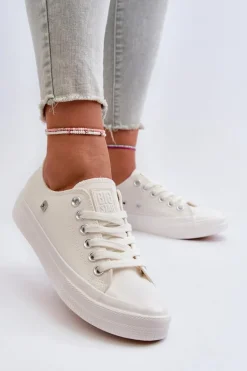 Klasyczne Trampki Damskie Big Star NN274285 Białe