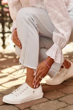 Klasyczne Trampki Damskie Big Star NN274285 Białe