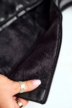 Kozaki Damskie Ciepłe Czarne Ambicious