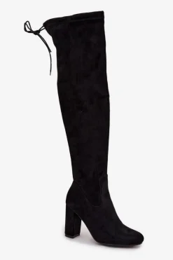 Kozaki Damskie Na Słupku Czarne Xamarin