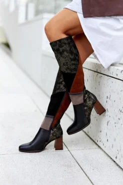 Kozaki Na Suwak Maciejka Brązowe 05240-02