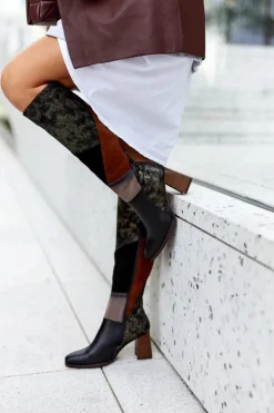 Kozaki Na Suwak Maciejka Brązowe 05240-02